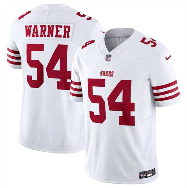 Men & Women & Youth San Francisco 49ers #54 Fred Warner White 2023 F.U.S.E. Vapor Untouchable Limited Stitched Football Jersey